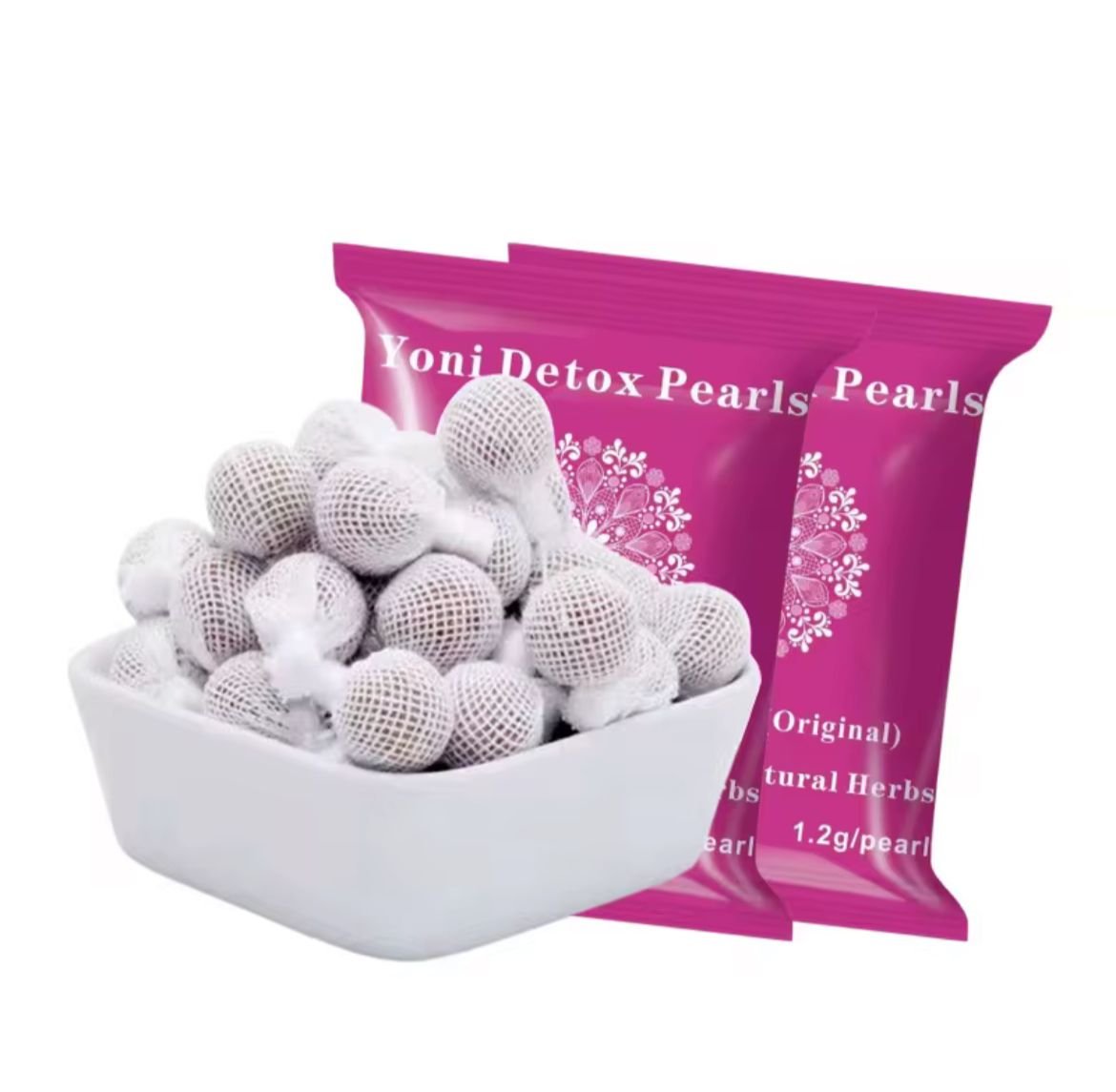 3 yoni détox pearls plus applicateur 100% herbes naturelles chinoises pour la santé féminine (infection kystes myomes fibrome règles douloureuses…)