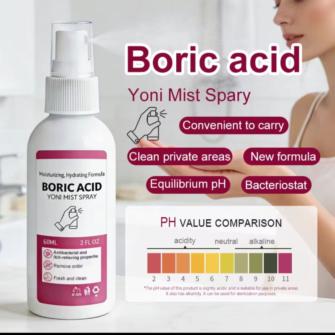 Spray intime PH équilibré en gros avec acide borique